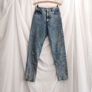 Vintage 80's/90's Calvin Klein acid wash jeans